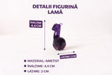 Figurina Lama din Ametist - Simbol al Calmului si Protectiei Spirituale