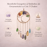Dreamcatcher cu cele 7 chakre – un simbol al armoniei si al echilibrului interior