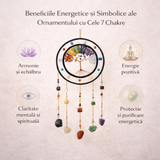 Dreamcatcher cu cele 7 chakre - un simbol al armoniei interioare si al protectiei spatiului personal