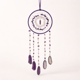 Dreamcatcher arborele vietii cu ametist – un simbol al claritatii si linistii interioare