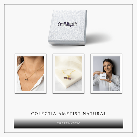 Colier cu Ametist, Cupru – CraftMystic