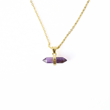 Colier cu Ametist, Cupru – CraftMystic