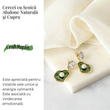 Eleganta si Delicatete - Cercei Lotus Leaf cu Perle Naturale