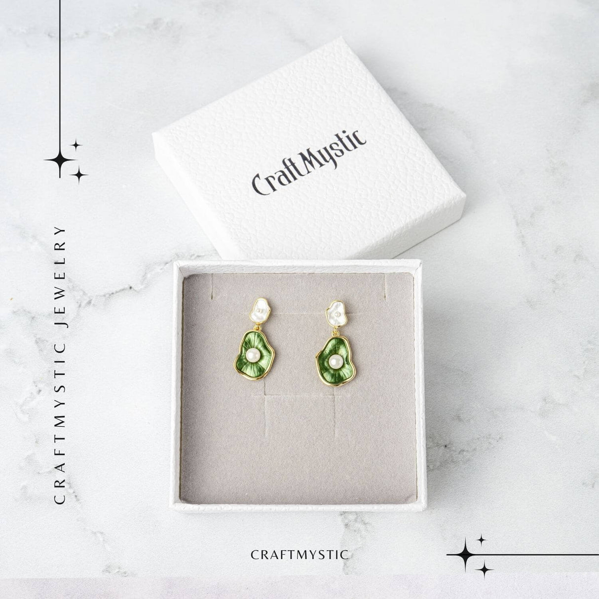 Eleganta si Delicatete - Cercei Lotus Leaf cu Perle Naturale