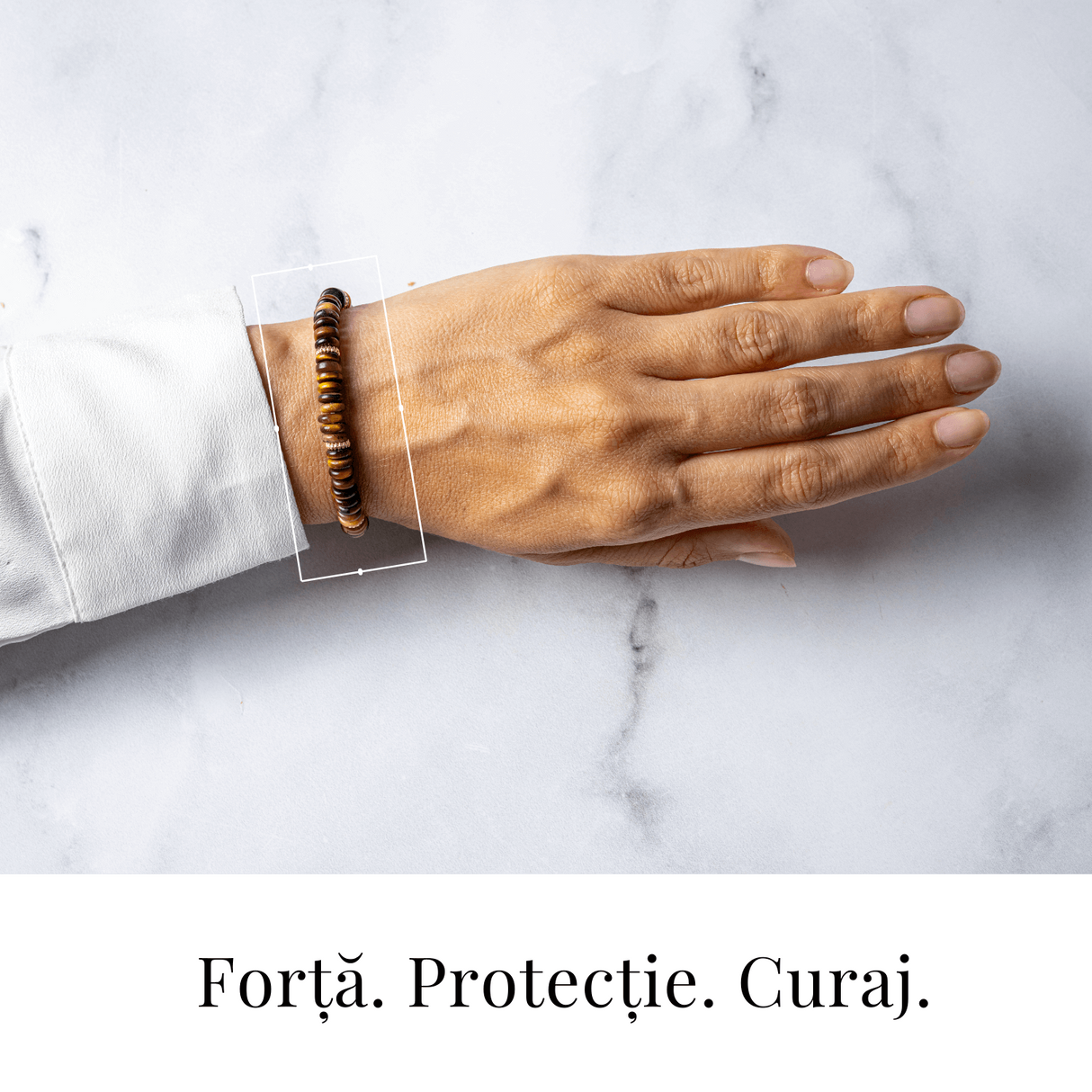 Bratara din Ochi de Tigru Natural - Energie si Protectie Zilnica