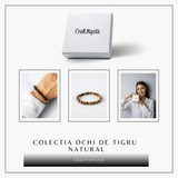 Bratara din Ochi de Tigru Natural - Energie si Protectie Zilnica