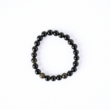 Claritate si Protectie - Bratara din Obsidian Auriu Natural de 8mm