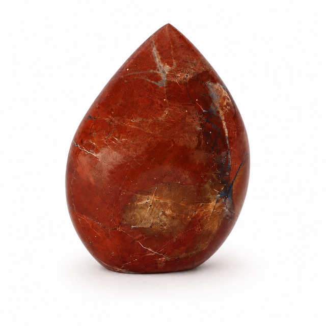Flacără din Jasp Roșu natural de Madagascar 10,8 cm