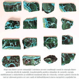 Felie unicat cu Malachit, Crisocola, Stalactite, Cornetite - Protectie si echilibru energetic #1