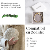 Bratara cu perle si detalii aurii - Eleganta care nu se demodeaza