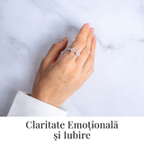 Inelul inimii deschise - Cuart roz pentru iubire si blandete