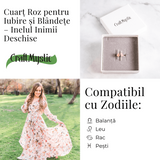 Inelul inimii deschise - Cuart roz pentru iubire si blandete