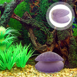 Figurina 4 cm din cristal natural Ametist in forma de scoica, ornamente pentru acvariu, marturie tip cadou de nunta, proiecte DIY