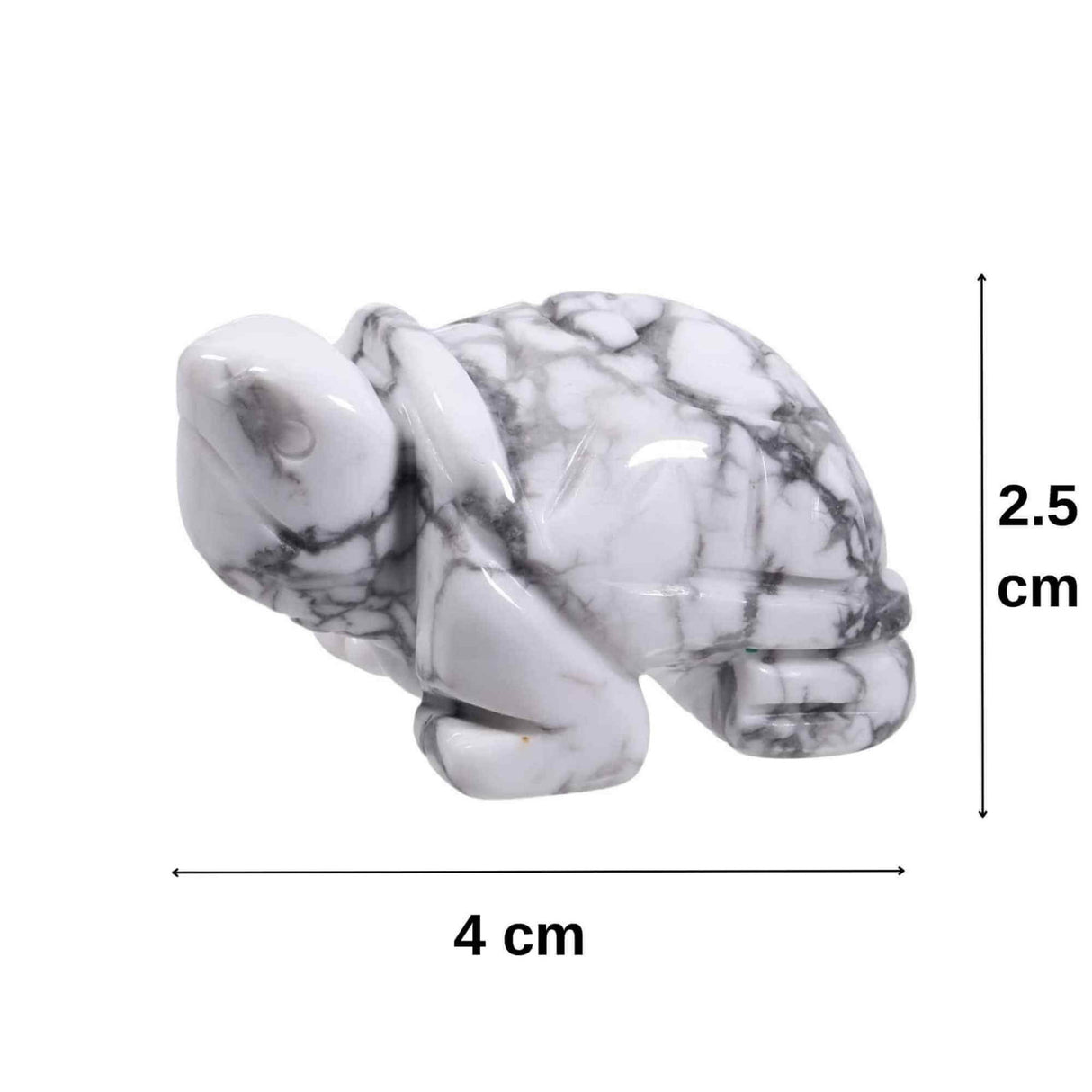 Figurina broasca testoasa 4 cm de cristal semipretios Ametist - Sculptura din piatra vindecatoare reiki de buzunar pentru decor, colectie