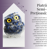 Figurina Bufnita din Lapis Lazuli - Talisman de Intelepciune si Protectie