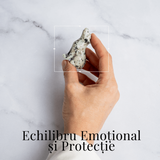 Figurina Lup din Piatra Lunii Curcubeu - Energie si Protecte Spirituala