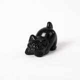 Pisicuta Alintata din Obsidian Negru – Talisman de Protectie si Intuitie