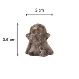 Figurina 3.5 cm in forma de fantoma din piatra semipretioasa Labradorit, sculptata manual
