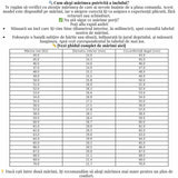Ghid de mărimi pentru inele CraftMystic — mărime EU, diametru interior și circumferință