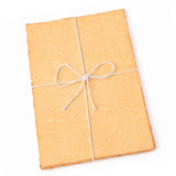 Hartie vintage din bumbac galben 22X29.5 cm– un spatiu delicat pentru cuvintele tale