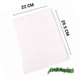 Hartie alba vintage 22x29.5 cm - un spatiu pur pentru ganduri scrise cu intentie