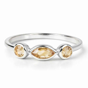 Inel cu Citrin, Argint 925 – CraftMystic