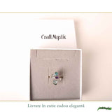 Inel Argint 925 cu Acvamarin, Ametist si Apatit Albastru – Claritate si Calm