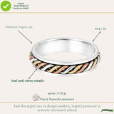 Inel Argint 925 Rotativ Anti-Stres – Echilibru si Calm Interior Zilnic