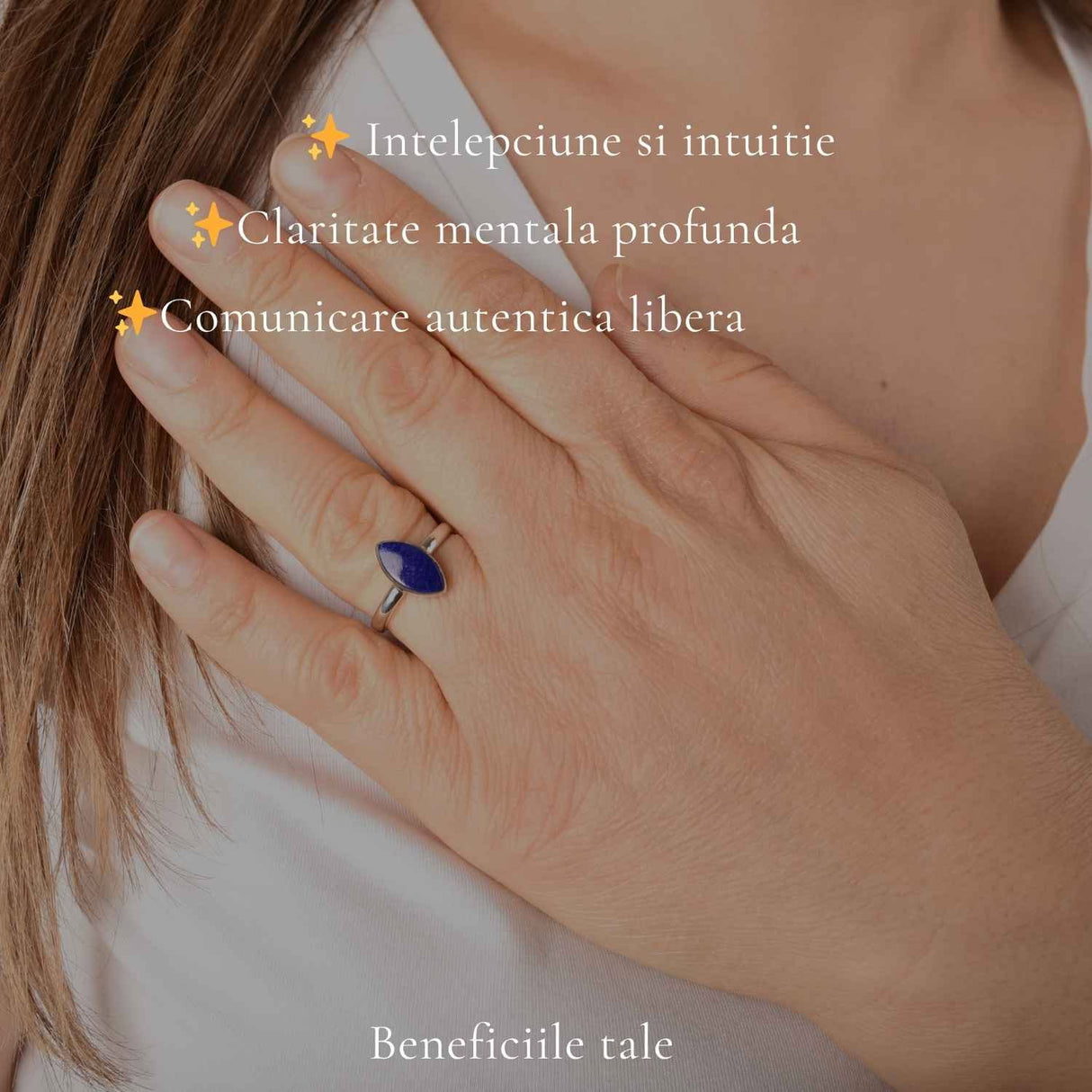 Inel argint 925 cu Lapis Lazuli delicat – claritate si eleganta fina