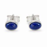 Cercei Lapis Lazuli Oval Argint 925 – Claritate si Eleganta