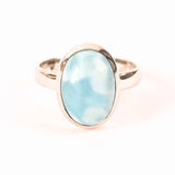 Inel Argint 925 cu Larimar Oval - Echilibru si Liniste Interioara