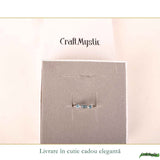 Inel argint 925 cu Topaz Albastru triplu – claritate si echilibru zilnic