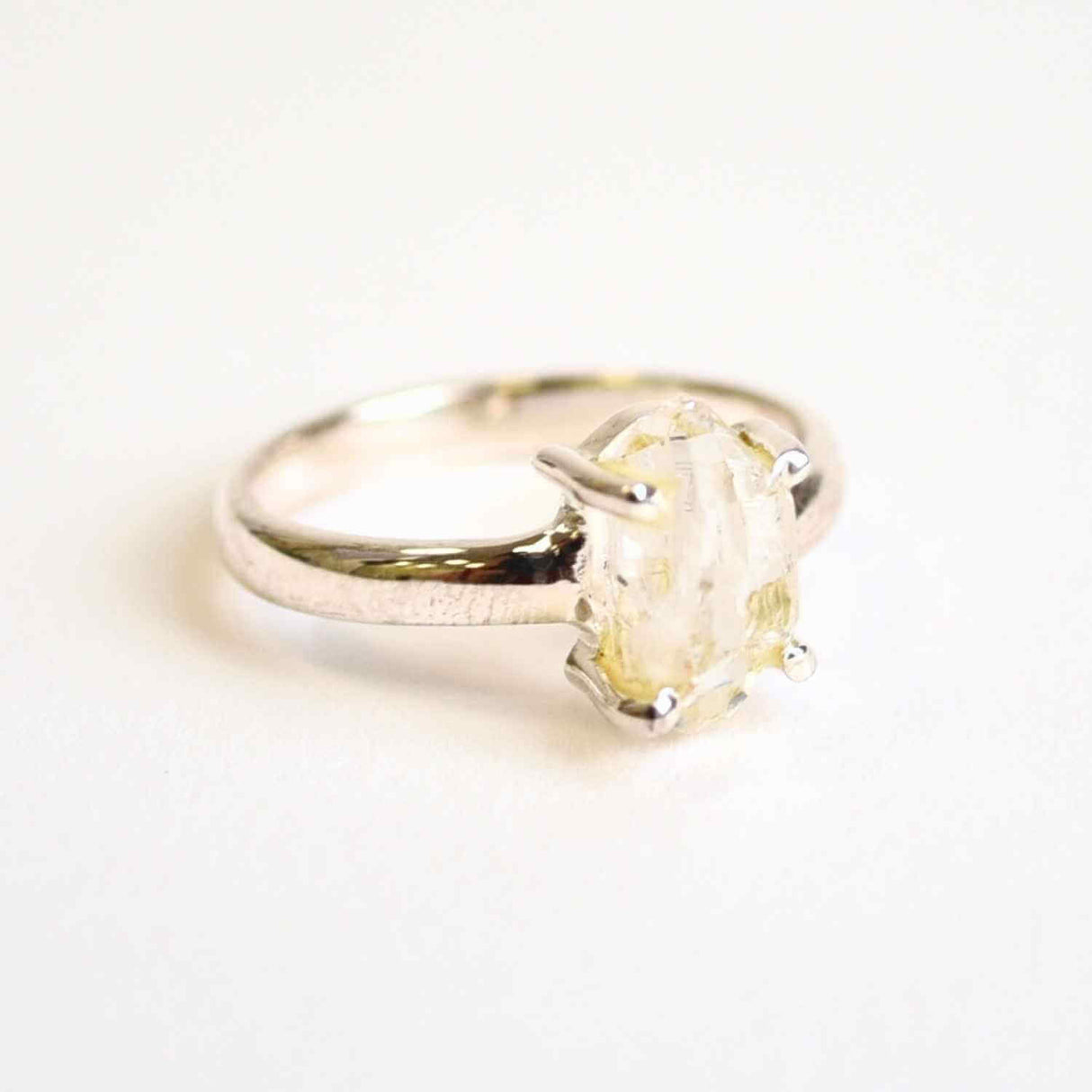 Inel argint 925 cu Herkimer Diamond - Claritate si Energie Divina