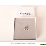 Inel Argint 925 cu Pisica si Chihlimbar Natural - Delicatete, Intuitie si Energie Calda
