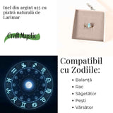 Inel Argint 925 Placat cu Aur 18K cu Turmalina Verde Marime 51 (EU) / 5.5 (US) - Echilibru si Incredere Interioara