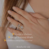 Inel Argint 925 Pisica cu Piatra Lunii – Intuitie si Protectie Feminina