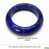 Inel cu Lapis Lazuli Natural turnat – Claritate Mentala si Comunicare Autentica