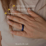 Inel cu Lapis Lazuli Natural turnat – Claritate Mentala si Comunicare Autentica