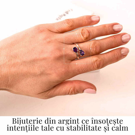 Inel cu Ametist, Argint 925 – CraftMystic