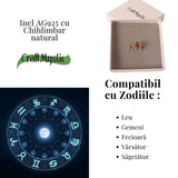 Inel marquis cu Chihlimbar Natural in montura de Argint 925 - Calmitate si Lumina