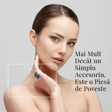 Inel vintage ajustabil cu Labradorit natural forma neregulata, pentru protectie si intuitie