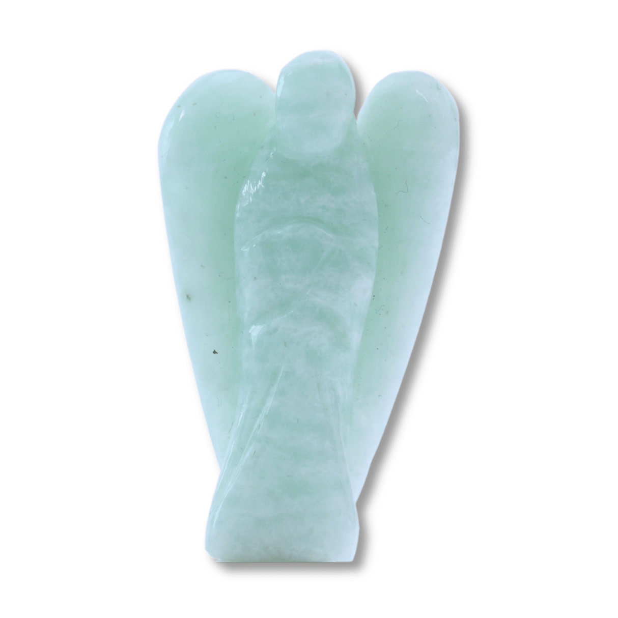 Figurina Inger 55mm din Amazonit Sculptat Manual - Protectie si Liniste
