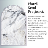 Figurina Inger 55mm din Piatra Lunii Curcubeu - Liniste si Armonie