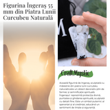 Figurina Inger 55mm din Piatra Lunii Curcubeu - Liniste si Armonie