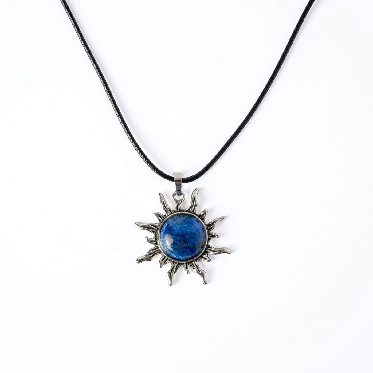 Intelepciune si Creativitate - Colier Soare cu Lapis Lazuli Natural