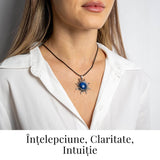 Intelepciune si Creativitate - Colier Soare cu Lapis Lazuli Natural