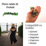 Piatra rulata de Prehnit - O piatra a calmului interior si a claritatii blande