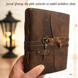 Jurnal Vintage incuietoare cheie inima -Eleganta si Intimitate