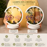 Lampa Rotunda cu Pietre Naturale – Armonie, Echilibru si Energie Pozitiva