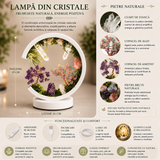 Lampa Rotunda cu Pietre Naturale – Armonie, Echilibru si Energie Pozitiva